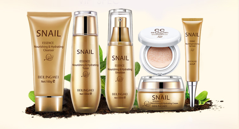 6-Piece Skincare Set with Cleanser and Cosmetics